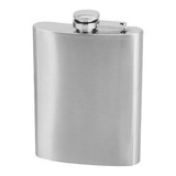 Cantil Bolso Porta Bebida Aço Inox Whisky Vodka Rum 200 Ml