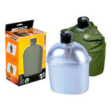 Cantil De Água Térmico Alumínio Militar Camping 900ml Ntk