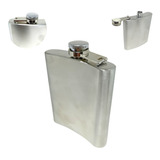 Cantil De Bolso Em Inox 210ml Whisky Bar Bebida Vodka Rum