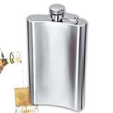Cantil De Bolso Inox Porta Bebida Whisky Vodca 7Oz 210Ml