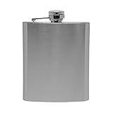 CANTIL GARRAFA DE BOLSO 230ML EM INOX PORTA BEBIDA WHISKY VODKA