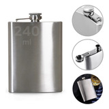 Cantil Inox De Bolso Mini Garrafa Frasco Para Bebidas Whisky