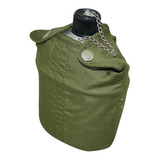 Cantil Militar Camping Trilha 900ml Térmico Alumínio Capa