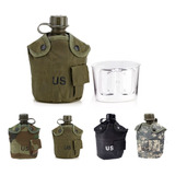 Cantil Militar Com Caneca De Aluminio
