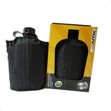 Cantil Plástico 950ml Militar Nautika Trilha Camping Cor Preto