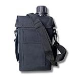 Cantil Tatico Militar Capacidade 2 Litros Com Capa Multicor Preto 