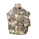 Cantil Tatico Militar Com Caneca De Aluminio E Capa Multicor ACU 