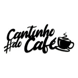 Cantinho Do Café Placa Frase Decoração Parede Quadro Preto