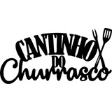 Cantinho Do Churrasco Garfo Quadro Decorativo