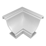 Canto P meia Cana Interno P acabamento De Forro Pvc C 80unid
