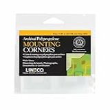Cantoneira Adesiva Transparente Profissional 3 17cm 256 Unidades Lineco L533 0035