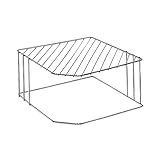 Cantoneira Organiza Arthi Cromado