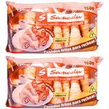 Canudos Fritos Para Rechear Samadu Crocante 320g 32 Unidades