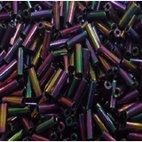 Canutilho 7mm   Multicolorido Irisado 500 Gramas   Jablonex