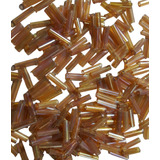 Canutilho Ambar Escuro Irizado Com 500 Grs