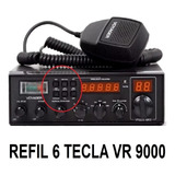 Capa 6 Botão Frente Rádio Px Vr9000 Galaxy Mega 990 Vr9090
