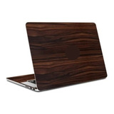 Capa Adesivo Estampa De Madeira Para Macbook Air 13