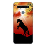Capa Adesivo Skin377 Verso Para LG K51s 2020