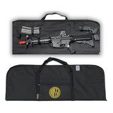 Capa Airsoft Case Mochila Transporte Rossi Rifle Fuzil Arma