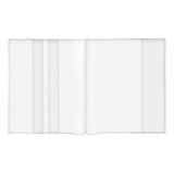 Capa Ajustável Para Livros E Cadernos Kit Com 15 Unidades