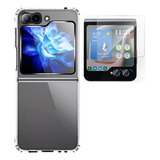 Capa Anti impacto Pl Painel Traseiro Para Galaxy Z Flip 5
