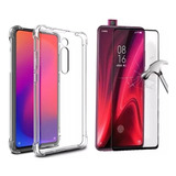 Capa Anti Shock Para Xiaomi Mi 9t Película 5d Nano Gel