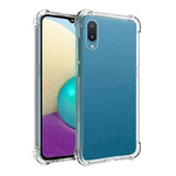 Capa Anti Shock Película Gel 5d Compatível Com Galaxy A02