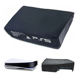 Capa Antipoeira Ps5 mídia Bluray Case Protetora Horizontal