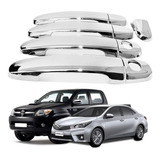 Capa Aplique Maçaneta Cromada Hilux Sr Srv Sw4 2005 A 2015