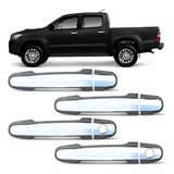 Capa Aplique Maçaneta Cromada Hilux Sr Srv Sw4 2005 A 2015