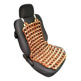 Capa Assento Encosto Massageadora Automóvel Bolinhas Madeir