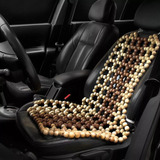 Capa Assento Encosto Massageadora Automóvel Bolinhas Madeir
