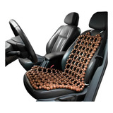 Capa Assento Encosto Massageadora Automovel Bolinhas Madeira