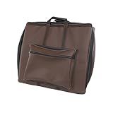 Capa Bag Acordeon- Gaita- Sanfona 80 Baixos Couro Pelúcia - Soler Capas-