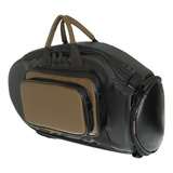 Capa Bag Flugelhorn Master Luxo Couro Pelúcia Marrom