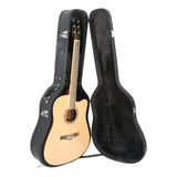 Capa Bag P Violão Case Clássico Folk Luxo Voik Acolchoada Cor Preto