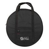 Capa Bag Prato Bateria Soft Case Kit S Sep Até 22 Almofadada Cor Preta