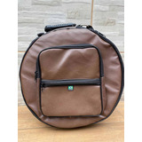 Capa Bag Semi Case Pandeiro 12 Polegadas Couro pelúcia