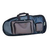 Capa Bag Semi Case Para Euphonium Bombardino detalhe Marrom