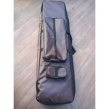 Capa Bag Semi Case Teclado Roland Fantom X6 Couro   Pelúcia