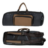 Capa Bag Semi Case Trompete Couro Pvc Pelúcia Alta Qualidade