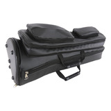 Capa Bag Trombone De Vara Capota Sintético Pelúcia Preto