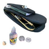 Capa Bag Trompete Luxo Tipo Mochila Espumada Oleo Grease