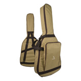 Capa Bag Violão Clássico Folk Sierra Luxo Acolchoada Premium Cor Bege