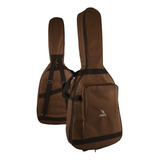 Capa Bag Violão Clássico Folk Sierra Luxo Acolchoada Premium Cor Marrom Sag100