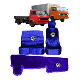 Capa Banco Capa Painel C logo Pelucia Caminhão Vw 690 8140