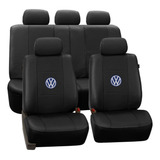 Capa Banco Couro Vw Crossfox 1 6 Flex 2008 2009 2010 Bordado