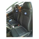 Capa Banco Couro Vw Saveiro G7 Cd 2015 A 2022 Volante