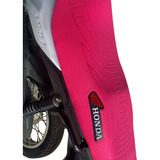 Capa Banco Moto Honda Cg Fan Titan Bros 150 160 Rosa Mulher
