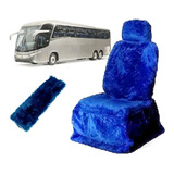 Capa Banco Onibus Marcopolo Com Bolso Lateral protetor Cinto